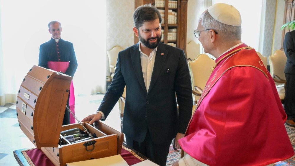 Il presidente della Repubblica del Cile ricevuto dal Papa