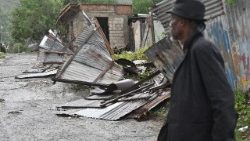 Разрушения, вызванные ураганом "Мелисса" в Кингстоне, Ямайка