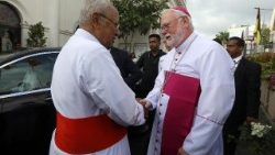 महाधर्माध्यक्ष पौल गालाघार  श्री लंका की यात्रा पर, फाईल तस्वीर