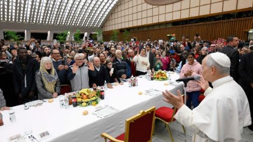 Papst w&uuml;rdigt katholisches Philanthropie-Netzwerk