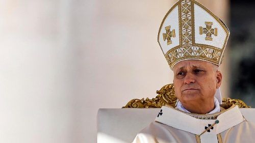 Papst Leo XIV. bei der Messe zum Heiligen Jahr der Chöre am 23.11.2025 - am Ende rief das katholische Kirchenoberhaupt zur Freilassung der entführten Priester, Gläubigen und Studenten in Nigeria und Kamerun auf