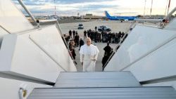 Papa Leone XIV in partenza per Ankara, l'arrivo a Fiumicino