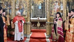 Pāvesta vizīte Stambulas Svētā Jura patriarhālajā katedrālē