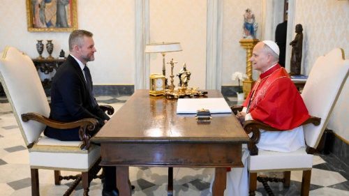 Прэзідэнт Славакіі здзейсніў візіт у Ватыкан