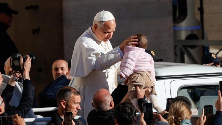 Un momento en la Plaza de San Pedro en la catequesis jubilar 