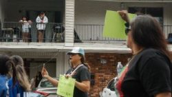 Protest gegen ICE-Razzien in New Orleans