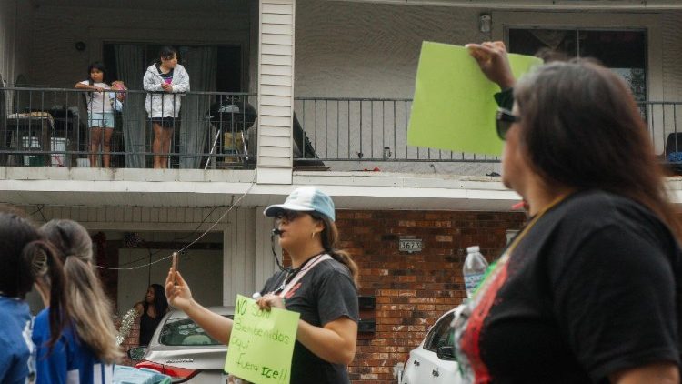 Protest gegen ICE-Razzien in New Orleans