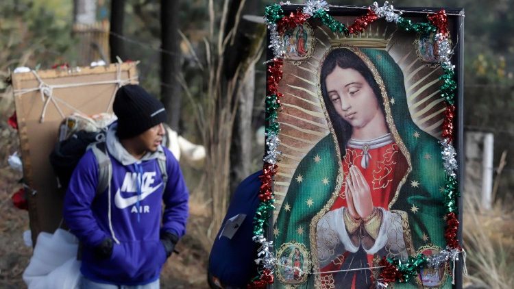 Faithful begin annual pilgrimage to Shrine of the Virgin of Guadalupe in Mexico