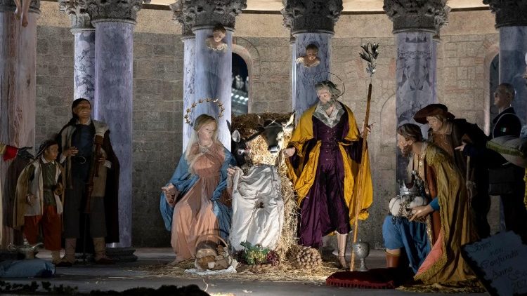 Pesebre en la PLaza de San Pedro