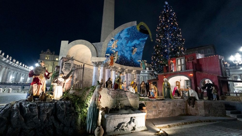 Inauguration de la crèche de la place Saint-Pierre, le 15 décembre 2025. 