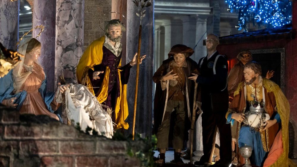 Inauguration de la crèche de la place Saint-Pierre, le 15 décembre 2025. 