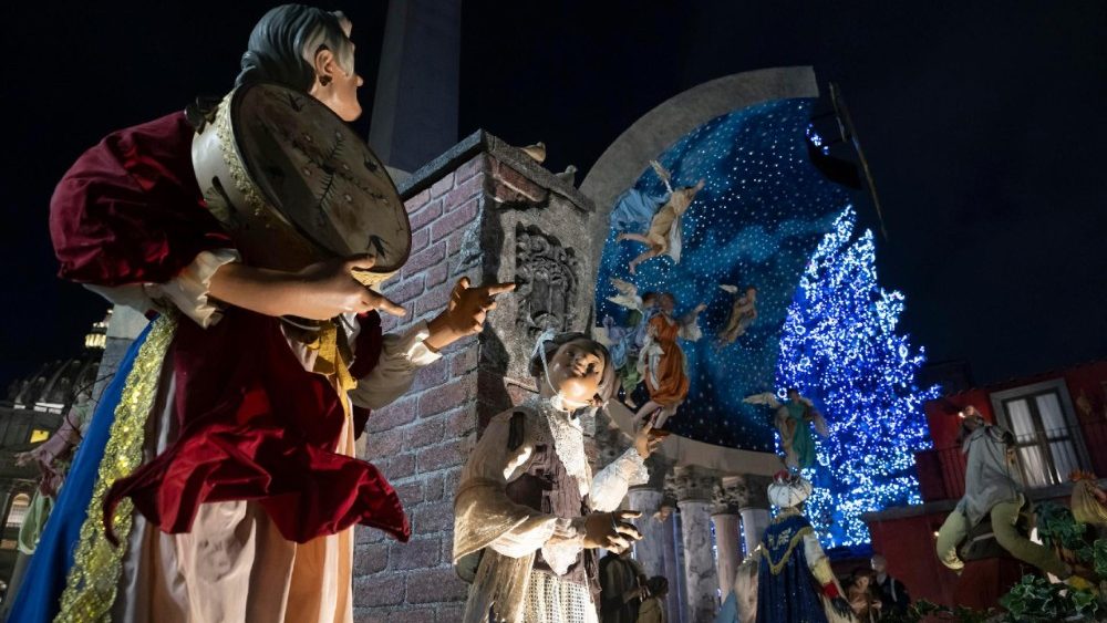 Inauguration de la crèche de la place Saint-Pierre, le 15 décembre 2025. 