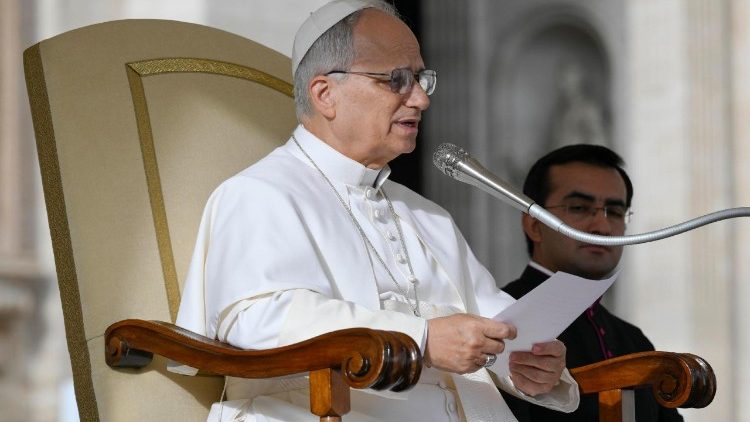 Lev XIV. při generální audienci