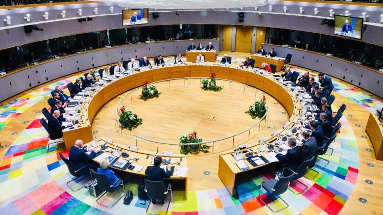 L'aula del Consiglio Europeo