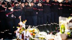 Mourners commemorate victims of New Year's Day fire at Swiss ski resort