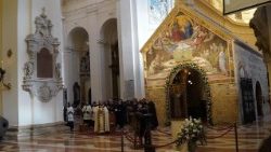 Porciunkulės koplyčia – šv. Pranciškaus Asyžiečio mirties vieta 