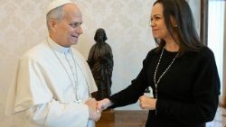 Il Papa ha incontrato Corina Machado
