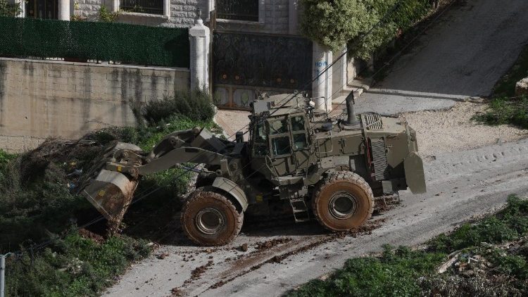 Israeli military operation in West Bank's Nur Shams refugee camp