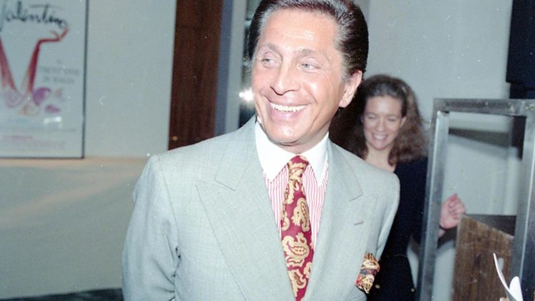 Valentino Ludovico Clemente Garavani, bekannt als Valentino zu Lebzeiten -  Foto aus dem Jahr 1991 - ANSA