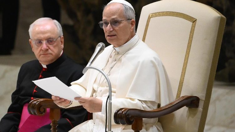 Le&oacute; p&aacute;pa a szerdai &aacute;ltal&aacute;nos kihallgat&aacute;son a VI. P&aacute;l aul&aacute;ban