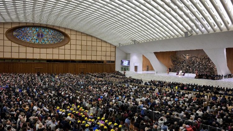 Un momento de la audiencia general 