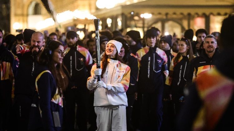 Flacăra Olimpică a Jocurilor de Iarnă de la Milano-Cortina