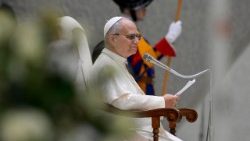 Påve Leo XIV under den allmänna audiensen 