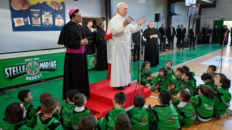 папата в енорията в Остия