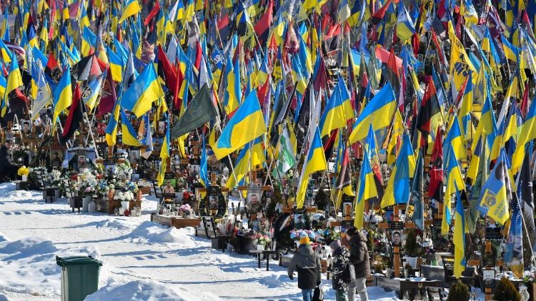 Lilita lya basoda ya ukrainien bakufaki na bitumba na Lviv.