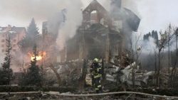 Hậu quả cuộc tấn công của Nga vào thành phố Kyiv ngày 22/2/2026