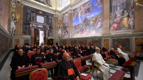 पोप लियो 14वें एवं परमधर्मपीठीय विभागों के प्रमुख चालीसा आध्यात्मिक साधना में