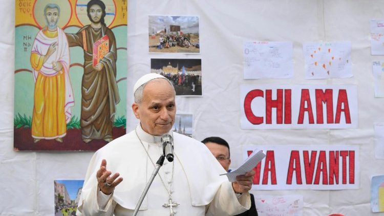 Ein Eindruck vom Besuch des Papstes im Osten Roms