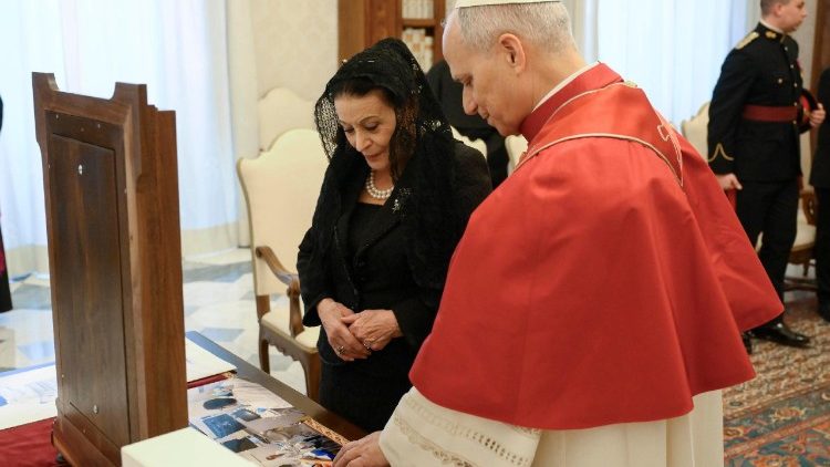 Rais wa Malta akizungumza na Papa Leo XIV