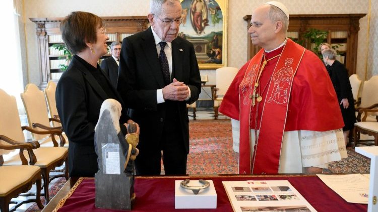 El Papa y el Presidente de Austria