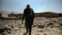 Kabul dopo un bombardamento