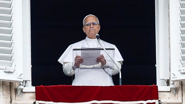 Леў XIV падчас марыйнай малітвы