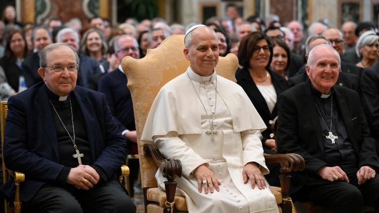 папата на срещата с Фоколарите