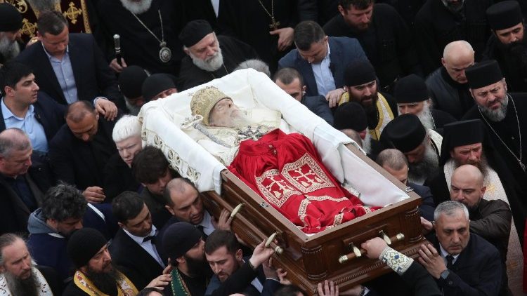 Catholicos-Patriarch Ilia II of All Georgia funeral in Tbilisi