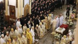 Погребението на патрирах Илия II на Грузия