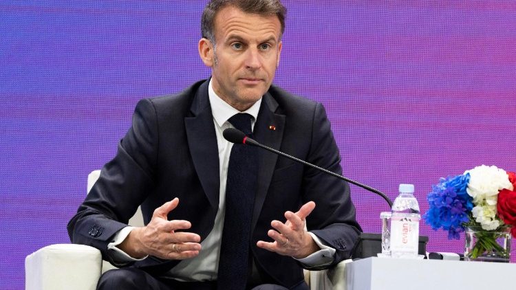 பிரான்ஸ் நாட்டு அரசு தலைவர் இம்மானுவேல் மாக்ரோன் (கோப்பு படம் )