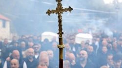 Háborús áldozatok temetése Beirútban 