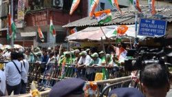 केरल में चुनाव अभियान का दृश्य, 08.04.2026 