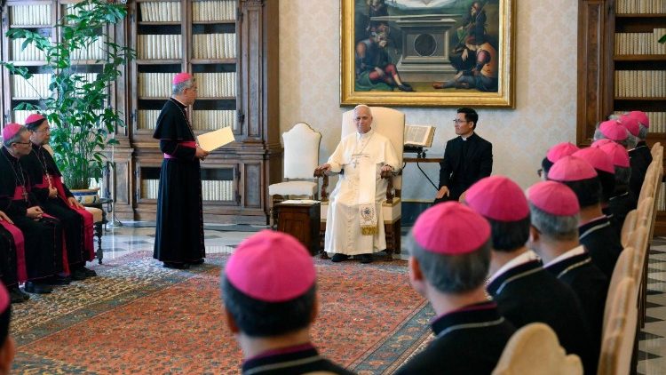 Les évêques du Vietnam en visite Ad limina.