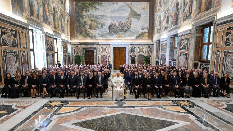 Pope Leo XIV meet members of European People's Party (EPP)