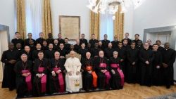 Візіт Льва XIV у Папскую касцёльную акадэмію