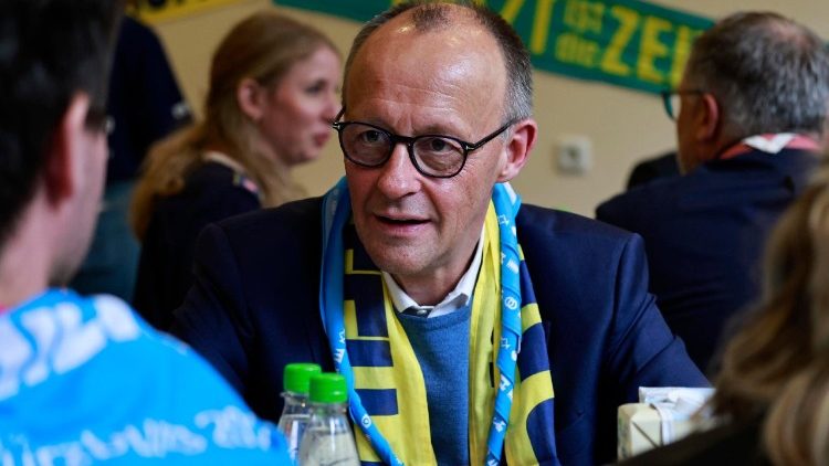 Kanzler Merz beim Katholikentag