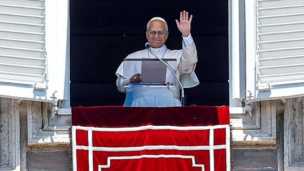 Pope Leo XIV Regina Coeli prayer in Vatican