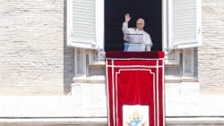 Pope Leo XIV leads Angelus prayer in St. Peter's Square