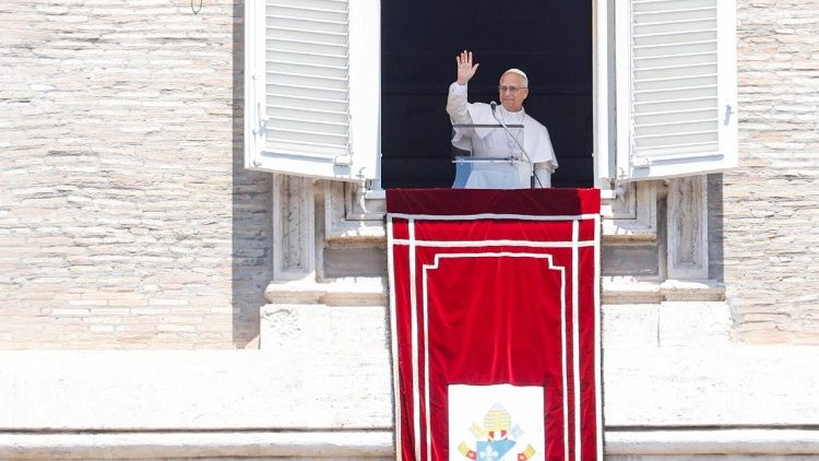 Pope Leo XIV leads Angelus prayer in St. Peter's Square