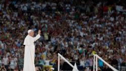 Le Pape Léon XIV à Madrid en Espagne.